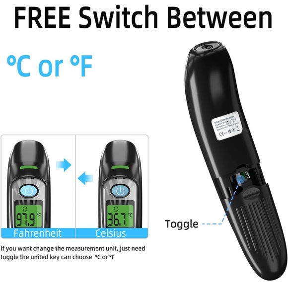 Thermometer for Adults and Kids, Promular Touch Free Forehead & Ear Thermometer - Picture 5 of 6